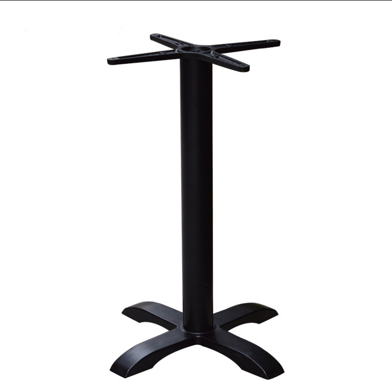 Black Metal Table Legs Cross Base Support Frame Coffee Shop Tulip Table Base VT-02.230