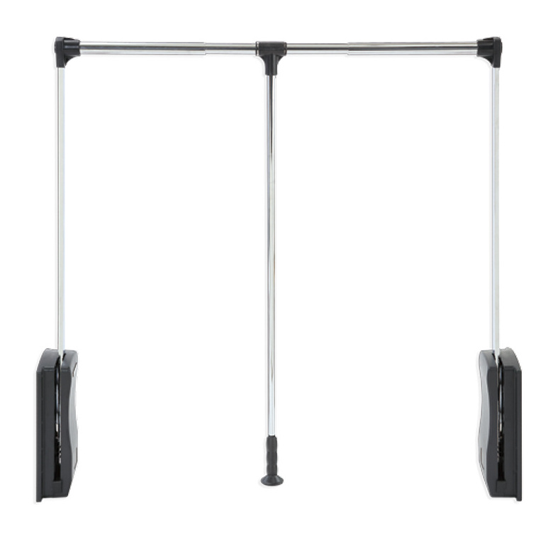 Pull Down Side Mounted Wardrobe Hanger Lift system Closet Rod Adjustable Rob for Closet pull down clothes lift VT-10.046