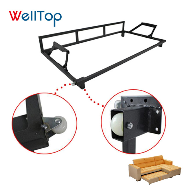 06.122 WELLTOP Furniture Hardware Accessories Black Sofa Bed Mechanism Drawer Pulling The Bed Frame Sofa Hinge Sofa Bed Hinge