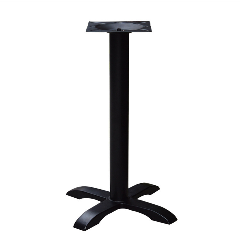 Black Metal Table Legs Cross Base Support Frame Coffee Shop Tulip Table Base VT-02.230