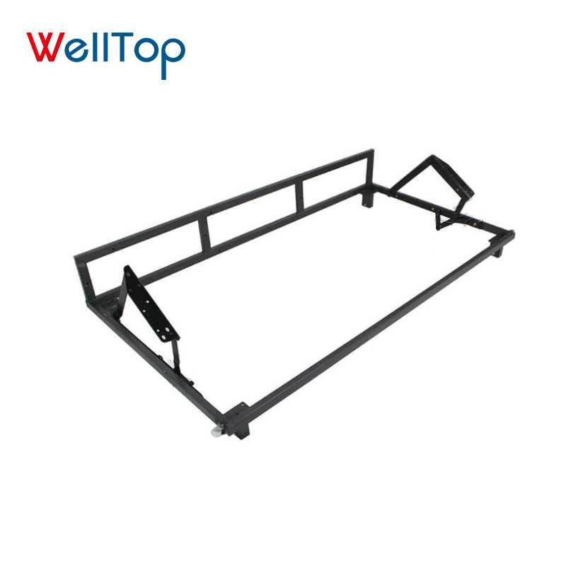 06.122 WELLTOP Furniture Hardware Accessories Black Sofa Bed Mechanism Drawer Pulling The Bed Frame Sofa Hinge Sofa Bed Hinge