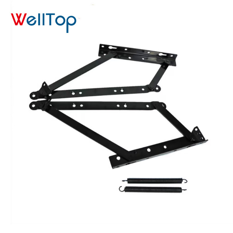 WELLTOP 20.065 New Furniture Accessories Metal Spring Hinge Lift Up Adjustable Sofa Bed Mechanism Pull Out Sofa Bed Mechanism