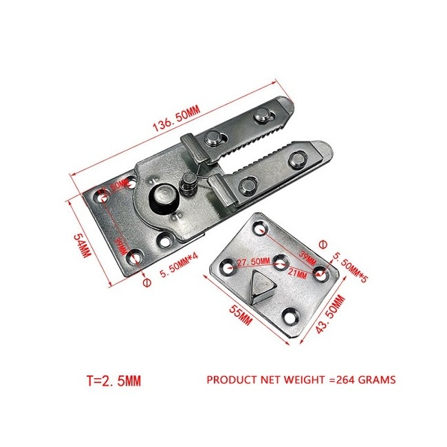 sf-046 Metal Sofa Connector Replacement Parts Snap Interlocking Clamp Bolt Sectional Sofa Connector Couch Furniture Connector