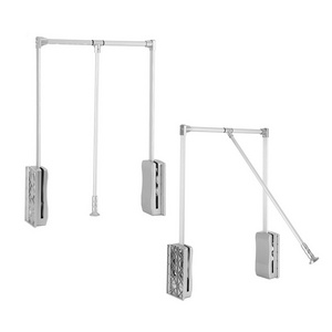 Pull Down Side Mounted Wardrobe Hanger Lift system Closet Rod Adjustable Rob for Closet pull down clothes lift VT-10.046