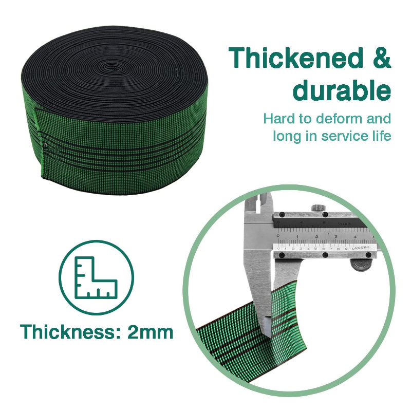 17.001 WELLTOP Low Price High Tenacity Furniture Trampoline PE Webbing Belt Sofa Upholstery Sofa Tape Elastic Webbing for Sofa