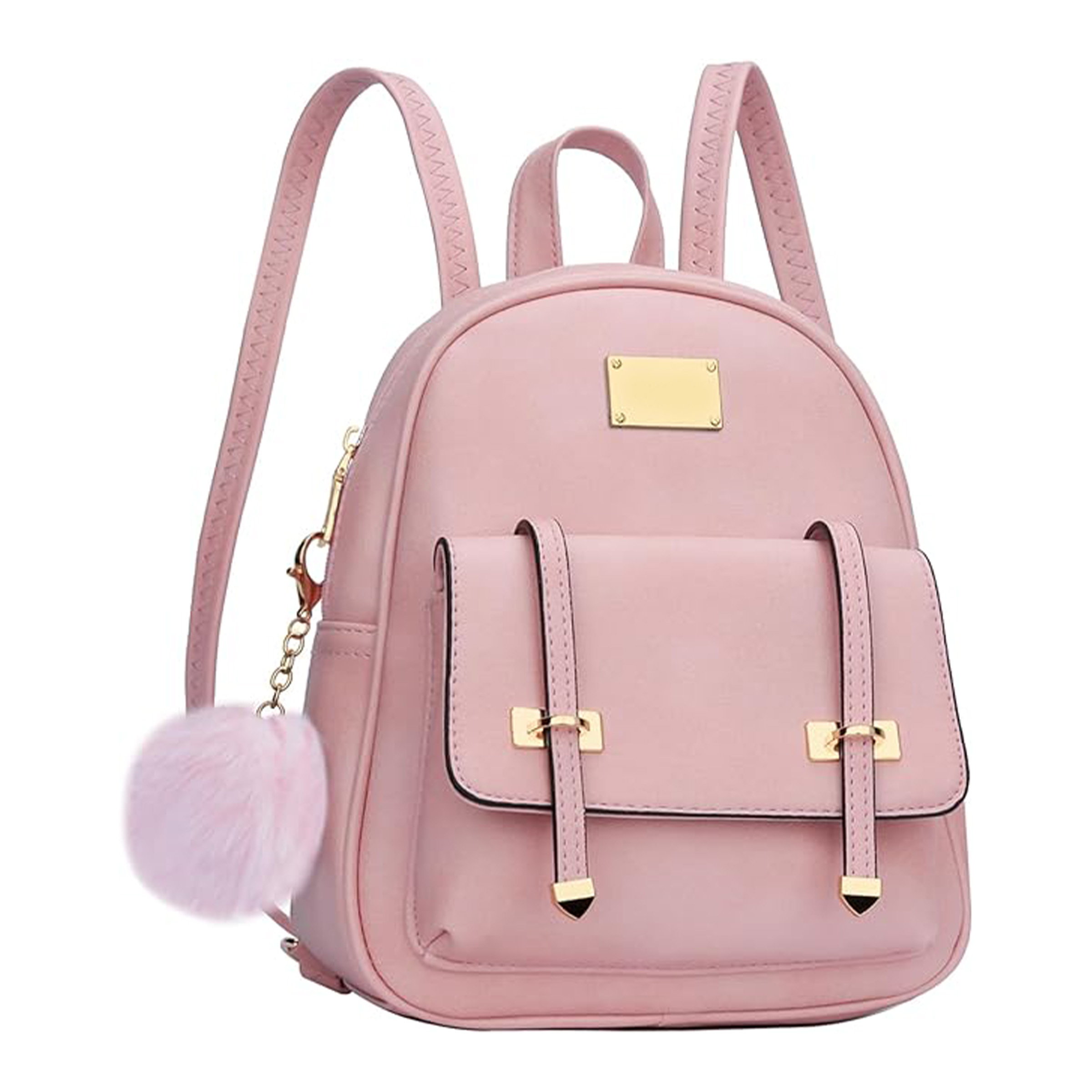 New Mini Women's Bag Advanced Texture Trend  Cute PuSoft Leather bag Small Backpack Retro Popular Waterproof Versatile Backpack