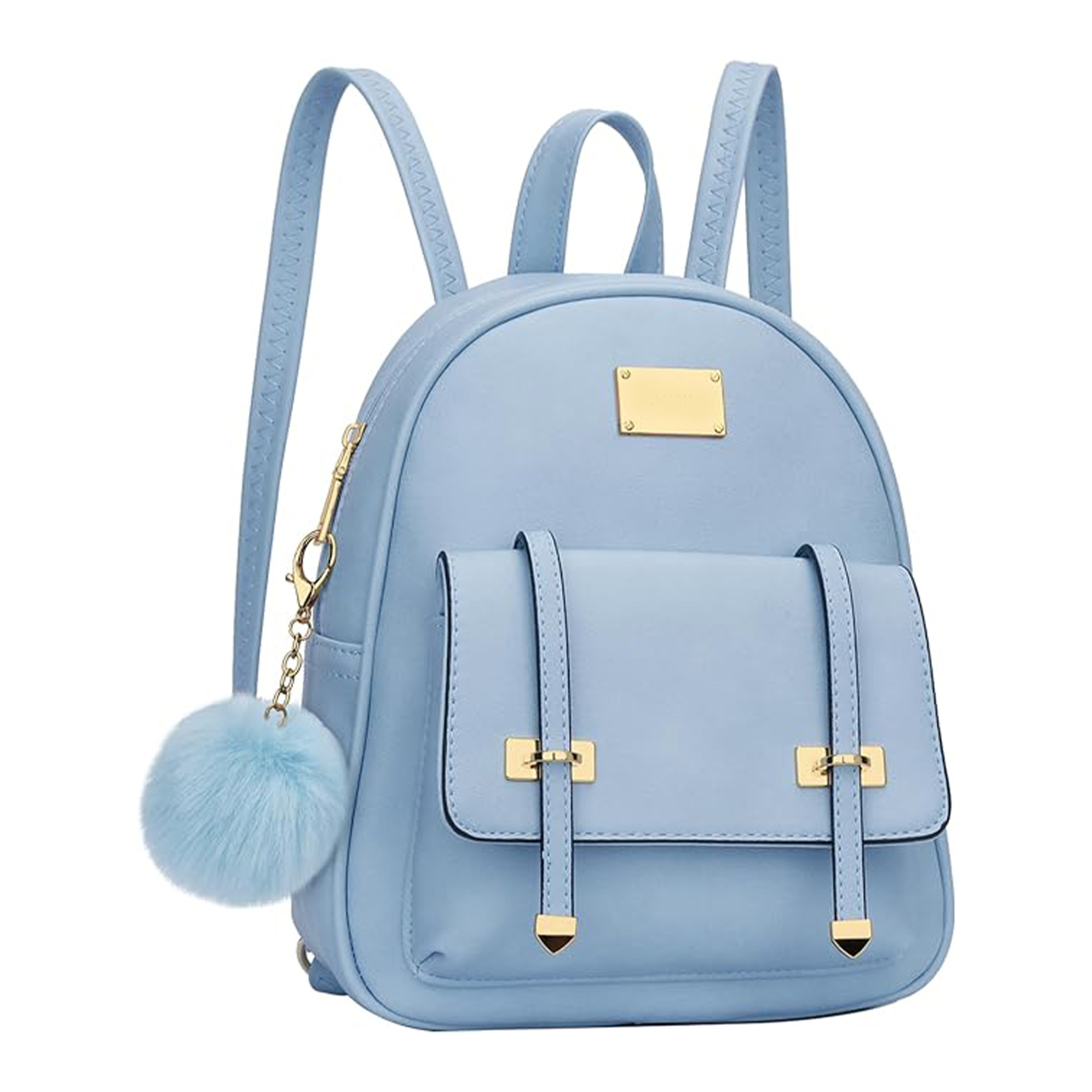 New Mini Women's Bag Advanced Texture Trend  Cute PuSoft Leather bag Small Backpack Retro Popular Waterproof Versatile Backpack