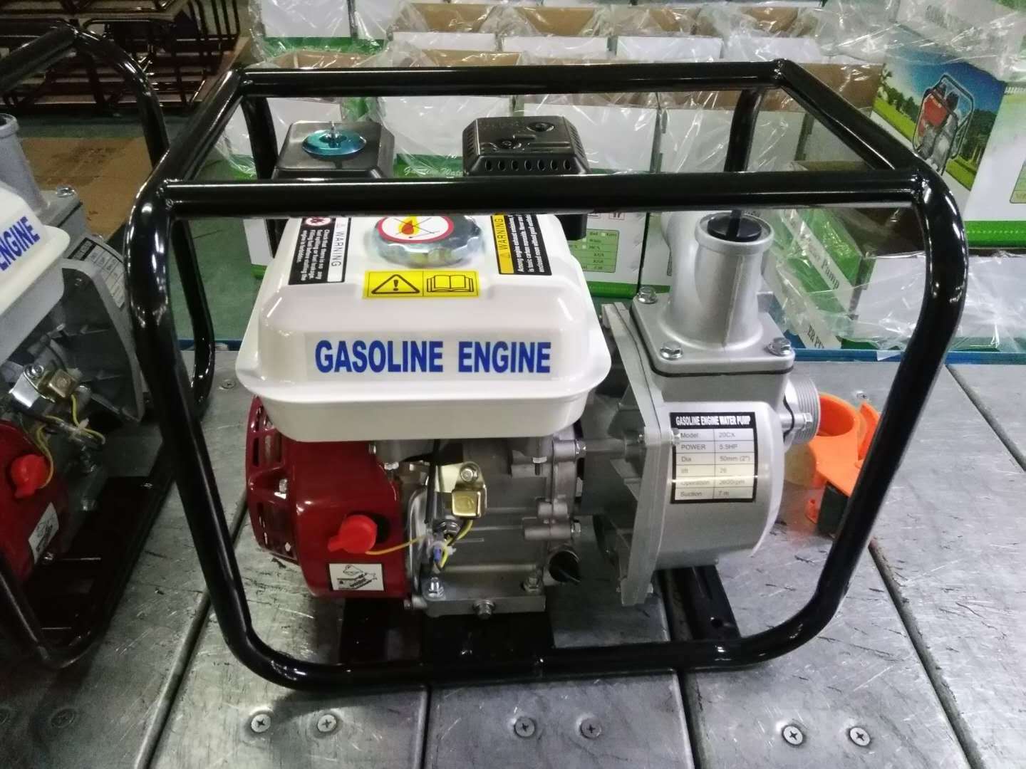 Wenxin Gasoline Water Pumps 3inch with 188 Gasoline Engine 80mm outlet and delivery iron Pump Fire water pump HIgh pressure