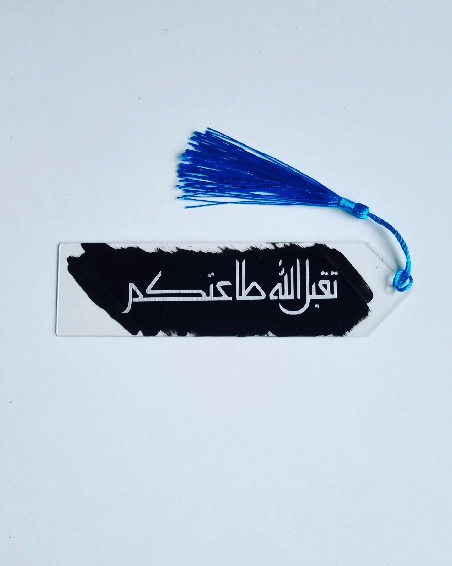 Acrylic bookmark for gift custom shape custom logo with tassel