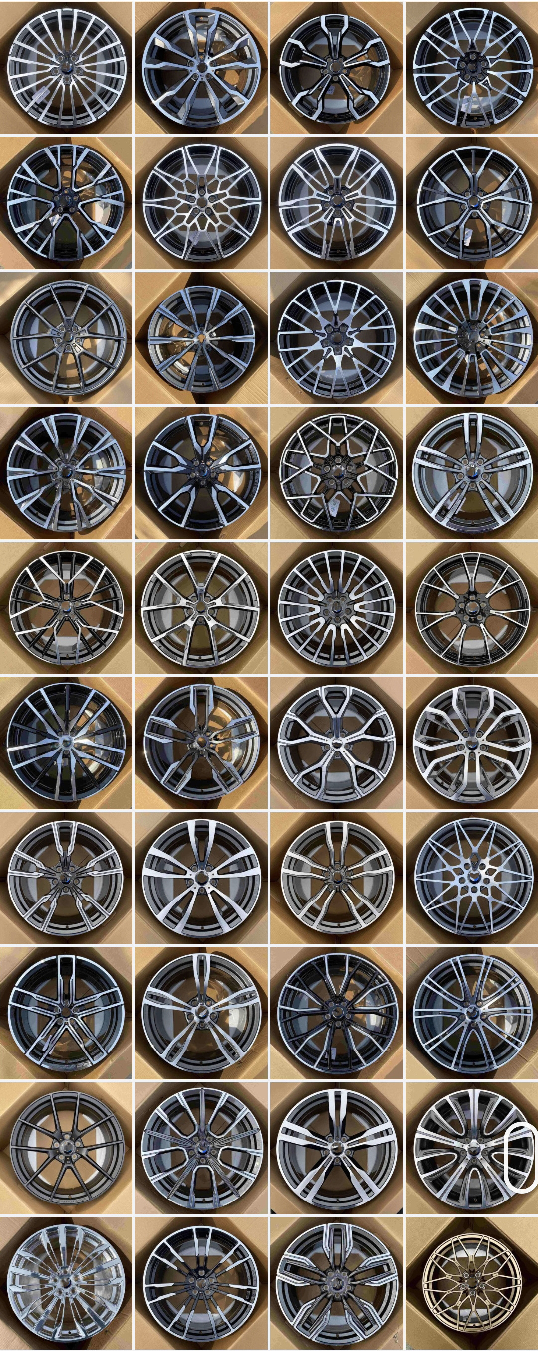 China wholesale car rims for bmw e46 e60 e90 f10 5X112 1143 120 18 19 20 21 inch forged wheels 1 piece forged custom steel rim