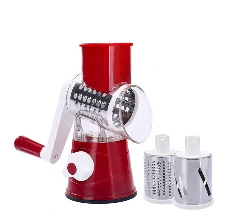 3 in 1 stainless steel kitchen graters mandoline vegetable slicer rotary cheese grater machine kitchen tools gadgets