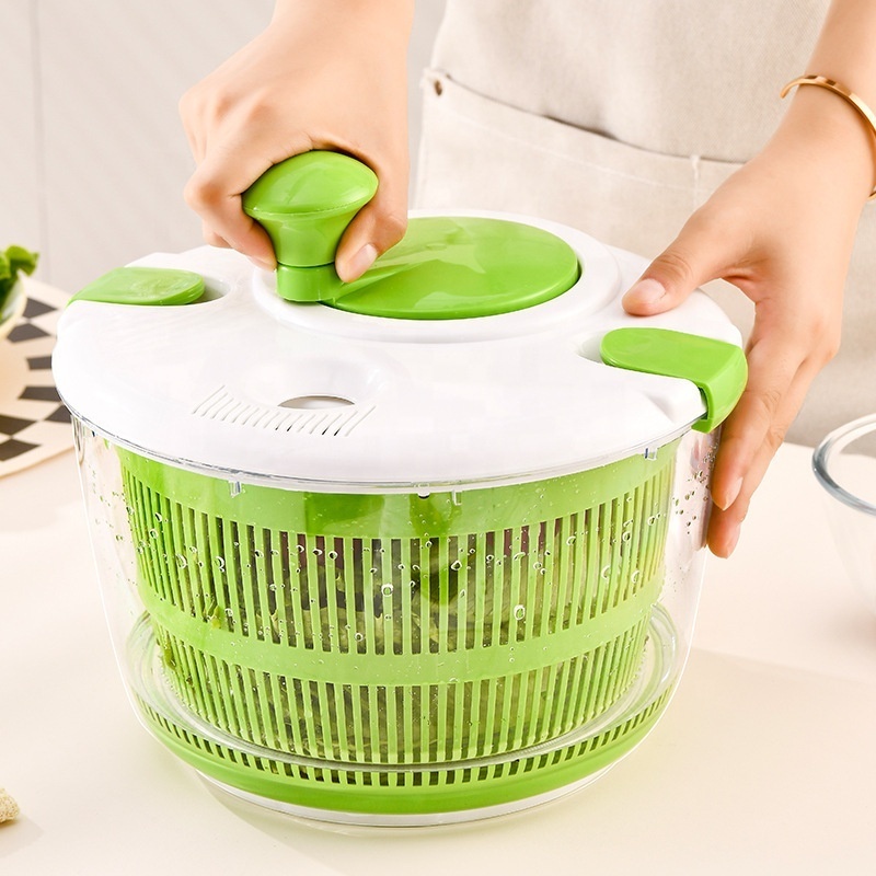 Manual Salad Spinner Kitchen Vegetable Dryer Vegetable Washer Spinners Salad Spinner for vegetable and fruit