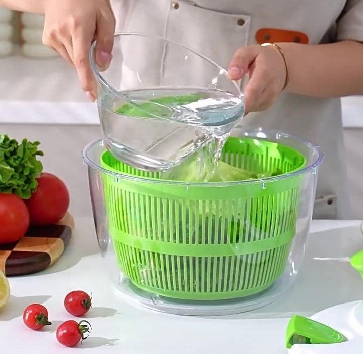 Manual Salad Spinner Kitchen Vegetable Dryer Vegetable Washer Spinners Salad Spinner for vegetable and fruit