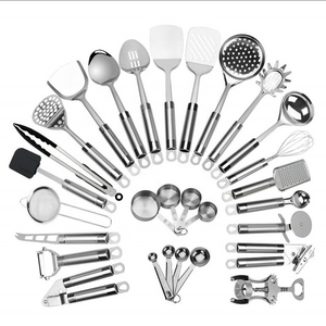 Home and kitchen accessories kitchen tools utensils sets cooking utensils 29pcs stainless steel kitchen utensils set