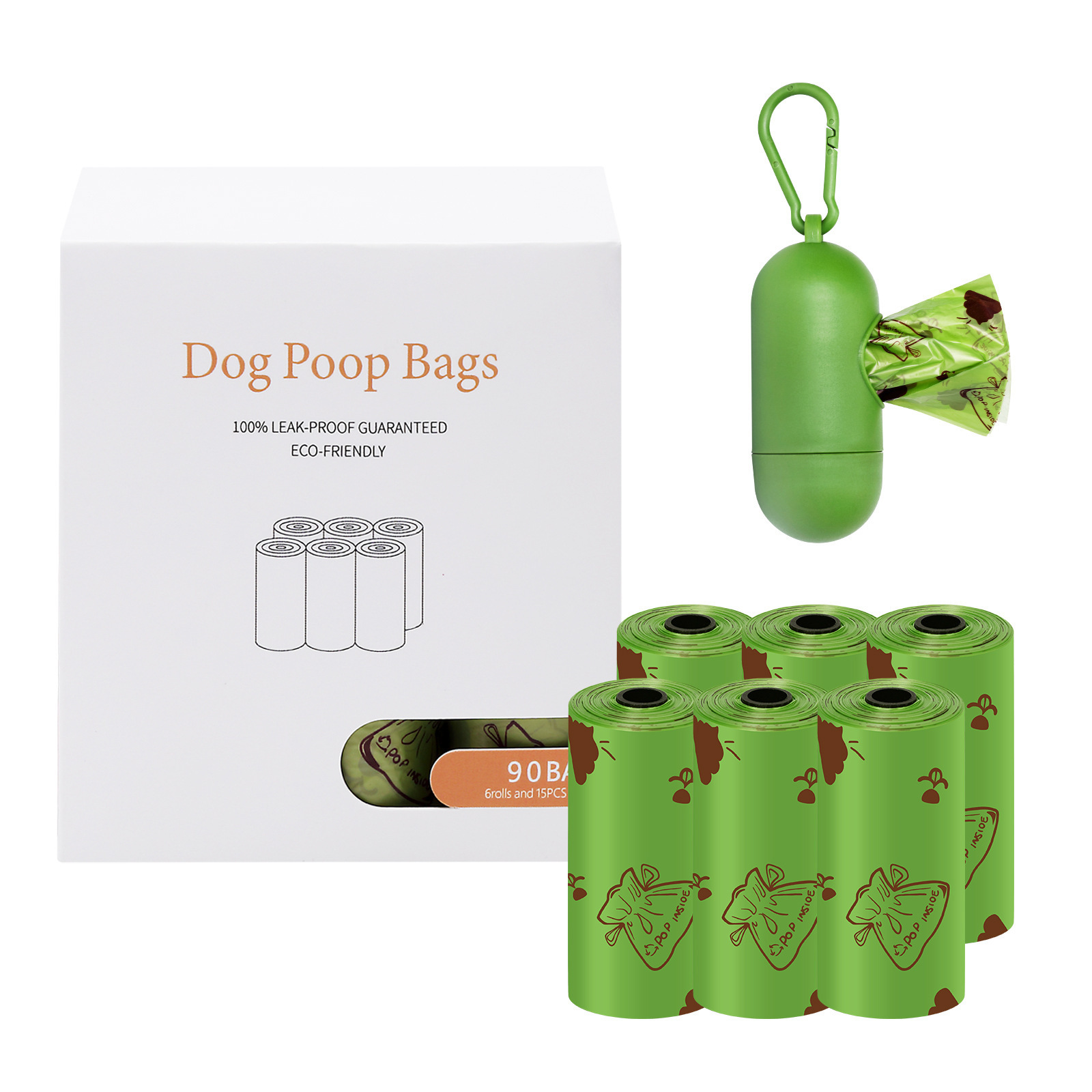 Cat Poop garbage Drawstring Pet Dog Custom Biodeg radable Plastic Bag For Litter Box pet poop bag pet poop bags biodegradable