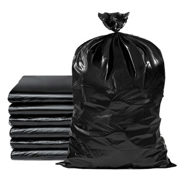 Eco plastic construction industrial heavy duty garbage trash bags 13 60 gallon garbage kitchen distbin rubbish trash bags