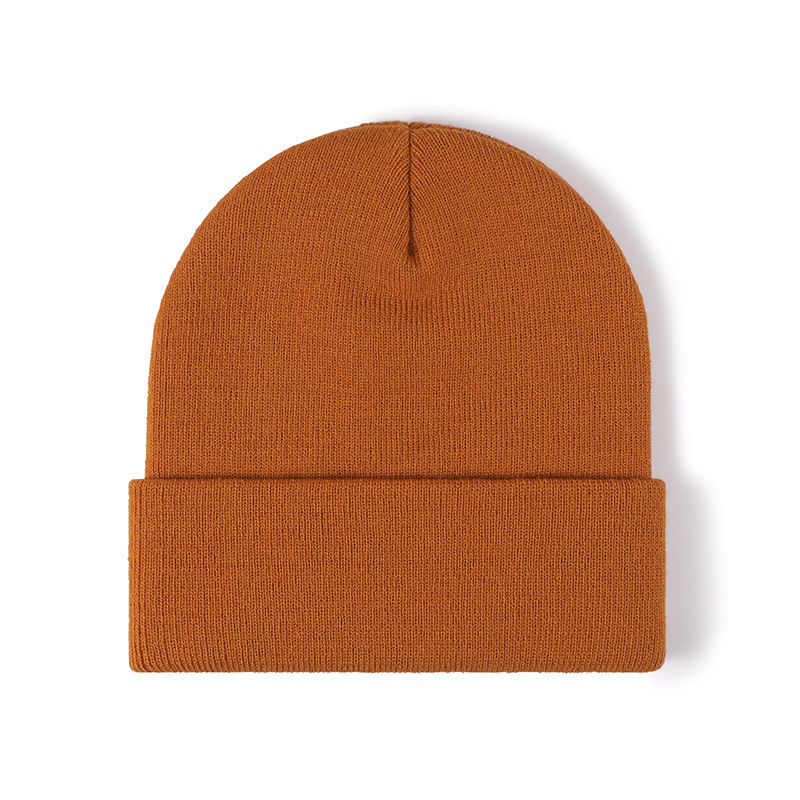 2023 Wholesale High Quality Daily Warm Winter Hat For Man and Woman Classic Acrylic Blank Custom Logo Knit Cuff Beanie