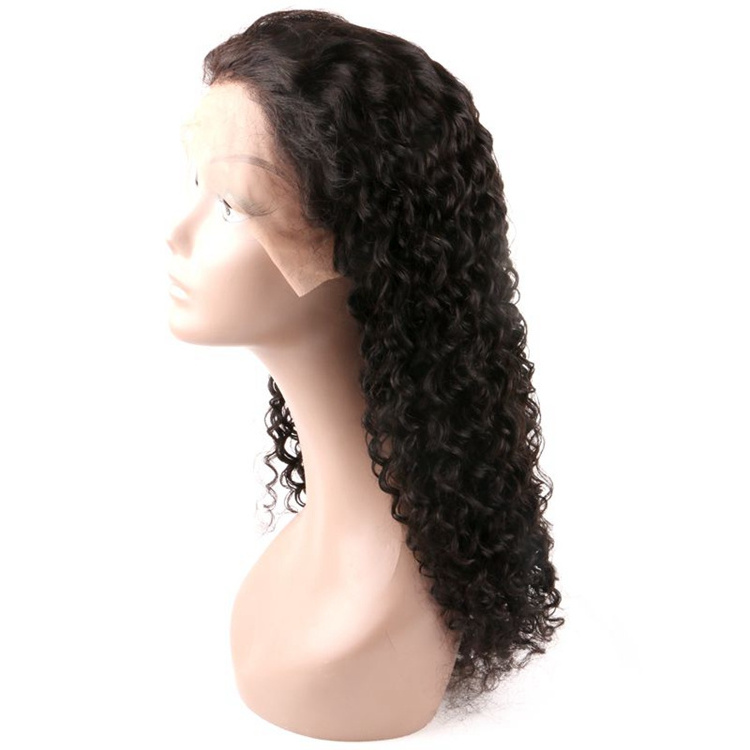 180% Density Mink Mongolian Human Hair Transparent Lace Wigs Virgin Lace Front Wig With Baby Hair