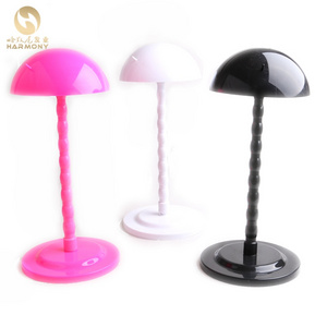 XUCHANG HARMONY 3 Colors Lamp Wig Stand Holder Type Mushroom Head Portable Plastic It Is Used to Display Wigs & Hat