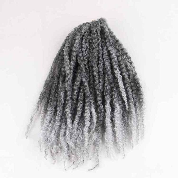 Hot Selling! Wholesale Cheap Synthetic Afro Twist Kinky Ombre Marley Box Braiding Synthetic Marley Braid Hair