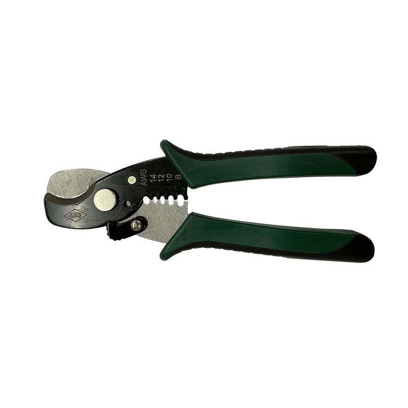 solar connector tools including wire cutter, wire stripper, crimping pliers and spanner wrench