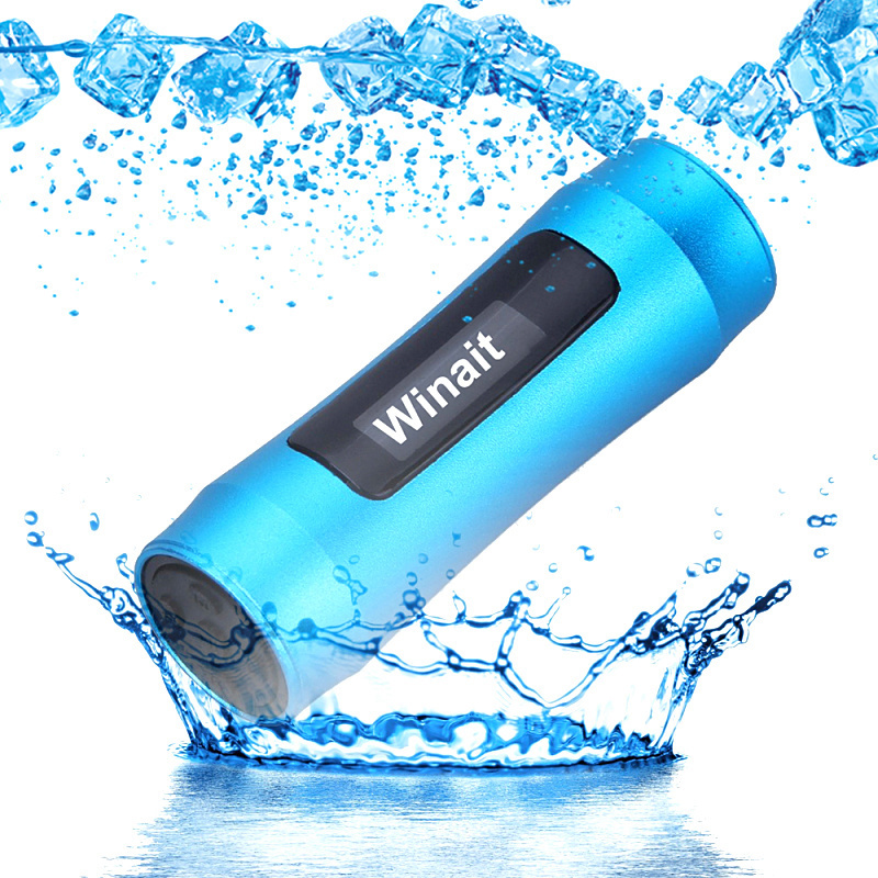 Winait hot selling waterproof MP3 with OLED real color screen support 160mah battery