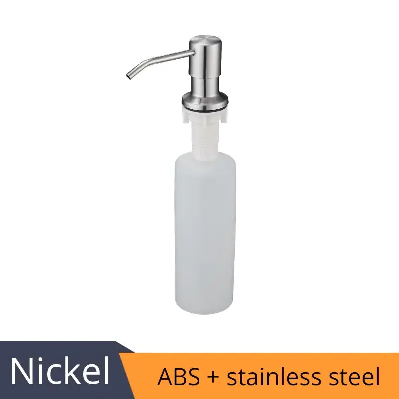 2309 Stainless Steel Pump Chrome Finished for Kitchen Built in Counter top Dispenser  Deck Mounted Kitchen 400ml Soap Dispensers