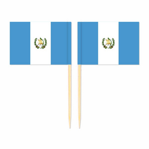 Guatemala Flag Guatemalan Toothpick Flags Cocktail Small Mini Stick Cupcake  Guatemala Toothpick Flag