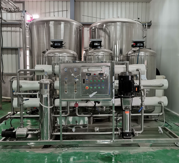 Mineral water production machine drinking water ro plant in container small water purification machine