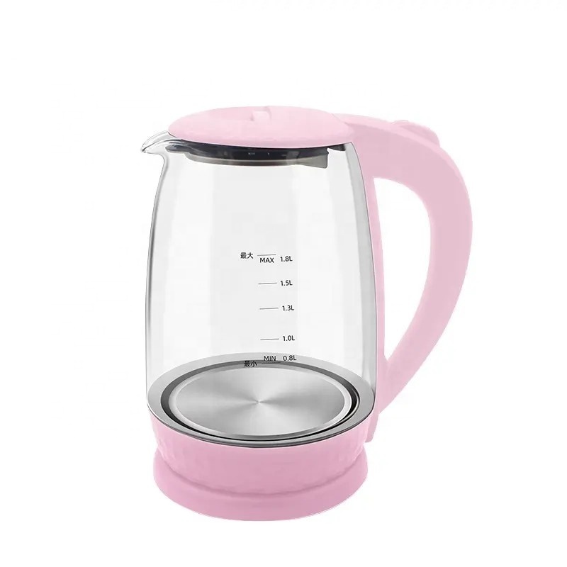 Glass Body Electric Kettle Tea Heater Temperature Control Health Light Keep Warm Smart Glass Water Electric Kettle