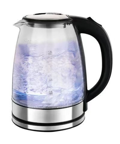 1.7l transparent electric kettle Smart glass teapot