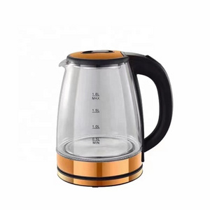 1.7l transparent electric kettle Smart glass teapot