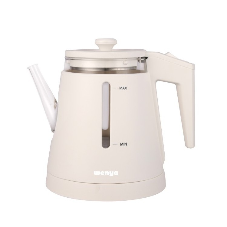 Gooseneck glass retro portable electric kettle, small tea, electric kettle