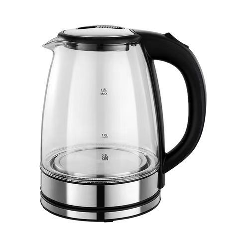 1.7l transparent electric kettle Smart glass teapot