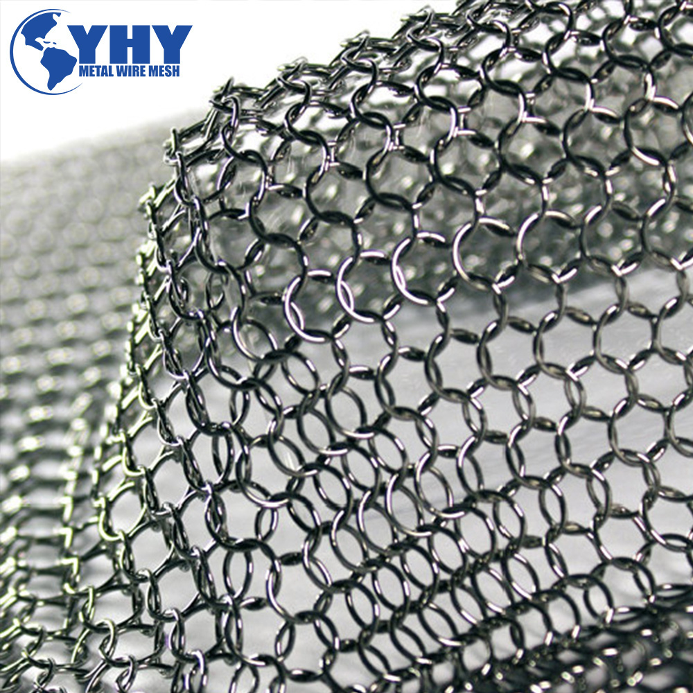 High-quality Stainless steel chain mail mesh for interior and exterior decoration