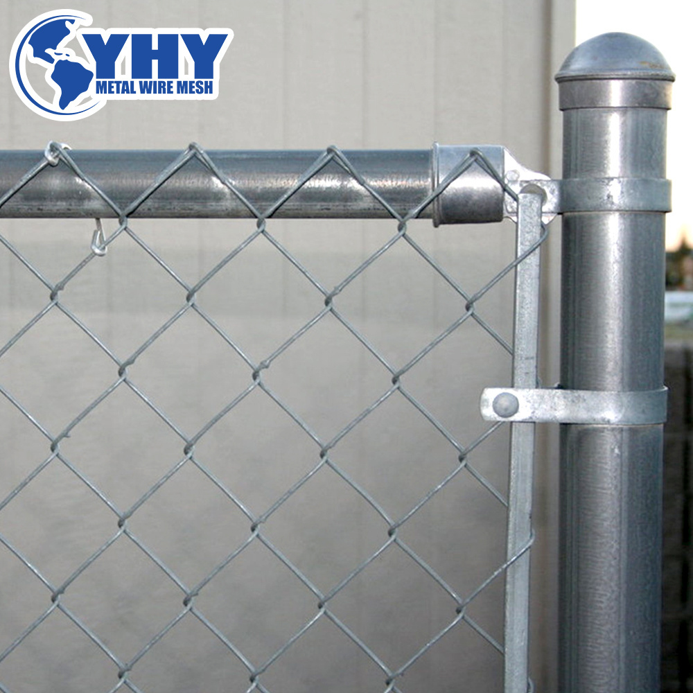 strong 6ft stainless 316 steel chain link fence gate for park zoo sports ground