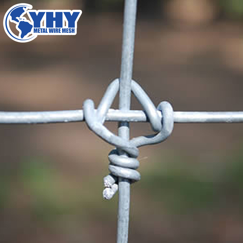 Galvanized hog wire fencing sheep, goat fence hinge joint fast lock tight lock netting