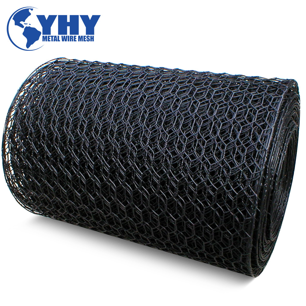 black pvc hexagonal poultry netting chicken wire mesh netting