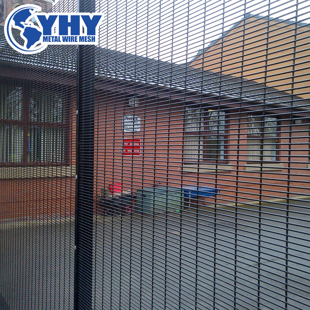 high security anti climbing welded wire mesh clearview fence galore