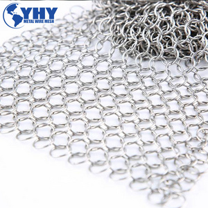 High-quality Stainless steel chain mail mesh for interior and exterior decoration