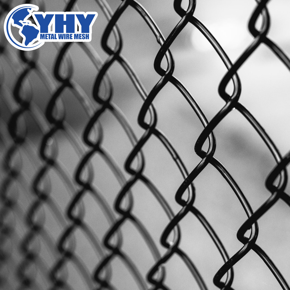 wholesale vinyl  black chain link fence