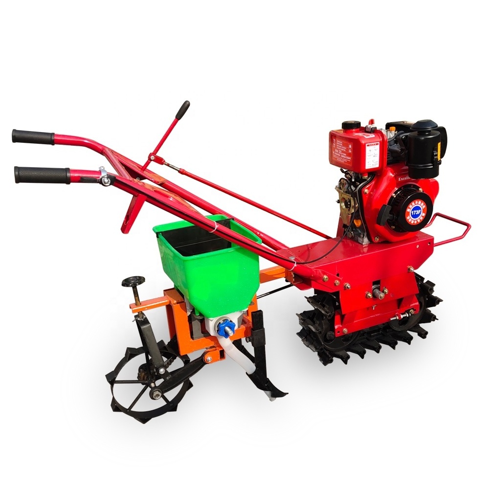 diesel rotary tiller Farm use gasoline power cultivator tiller with weeder