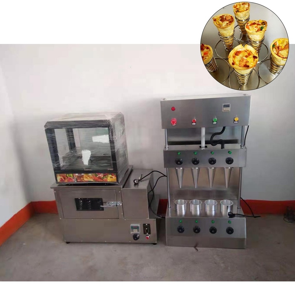 Commercial Snack Sweet Pizza Cone Oven Display Shelf Pizza Cone Machine Pizza cone making machine in Philippine