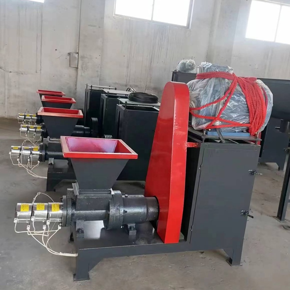 Automatic Biomass Charcoal Briquette Extruder Machine Rice Husk Charcoal Biomass Making Machine Charcoal machine