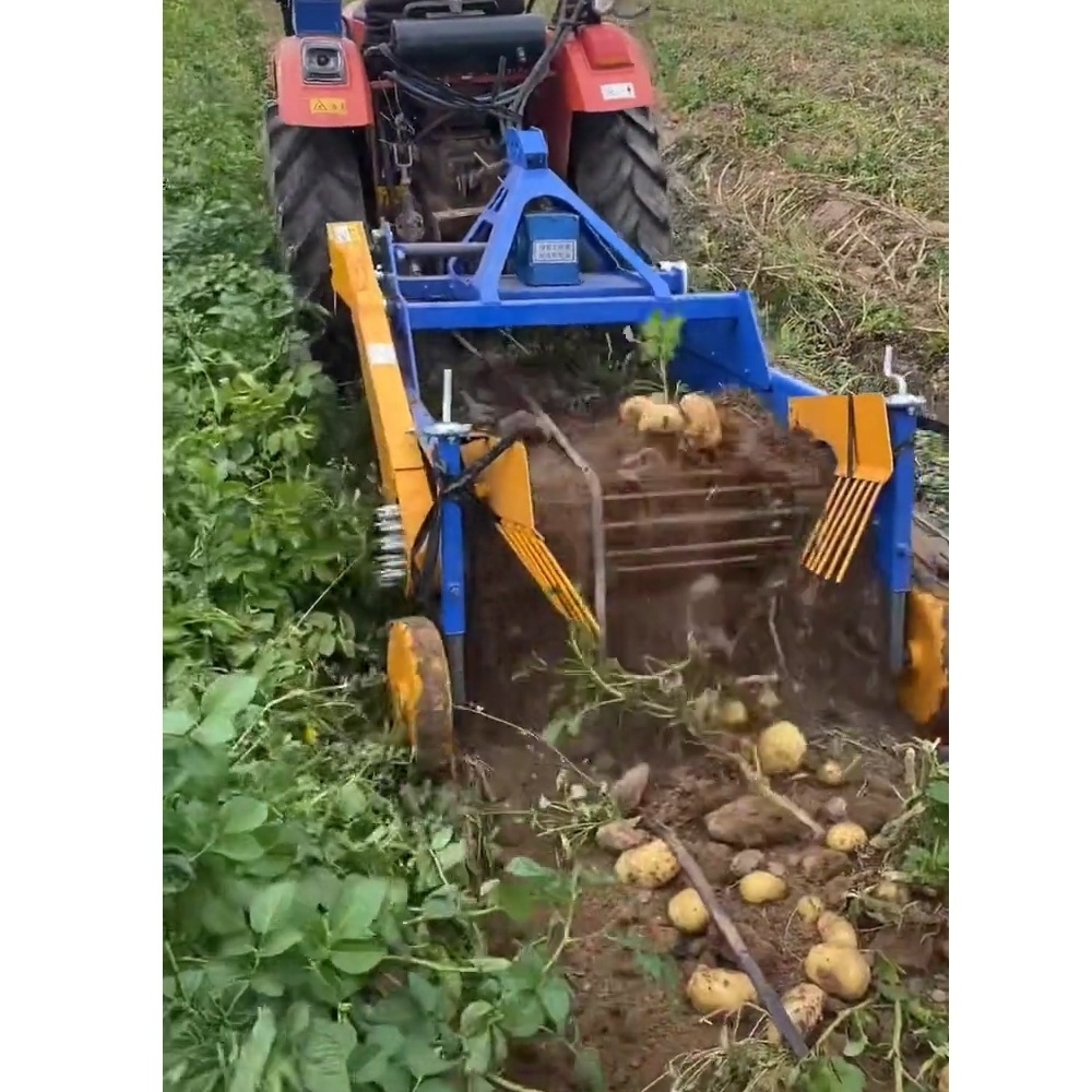 mini hand potato digger walking tractor sweet potato harvester