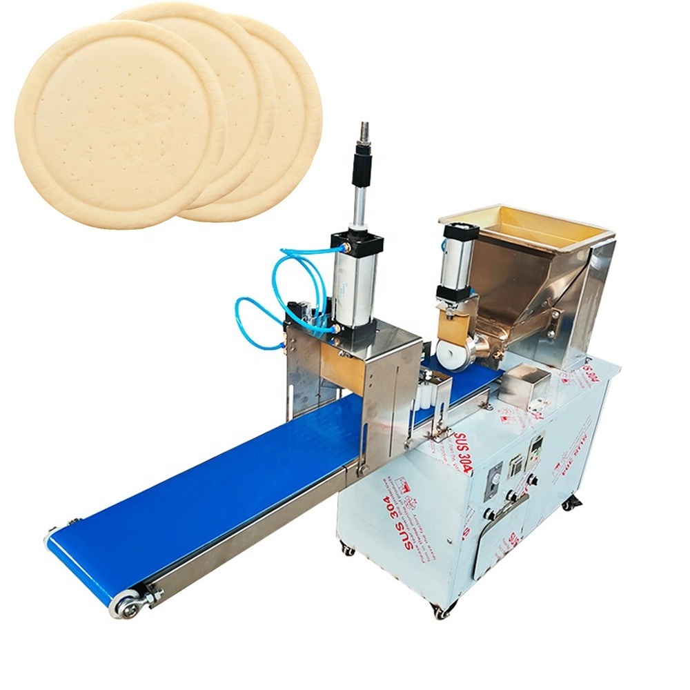 Good Quality Dough Extruder Cutting Machine Naan Making Machine Dough Divider Rounder Press Machine