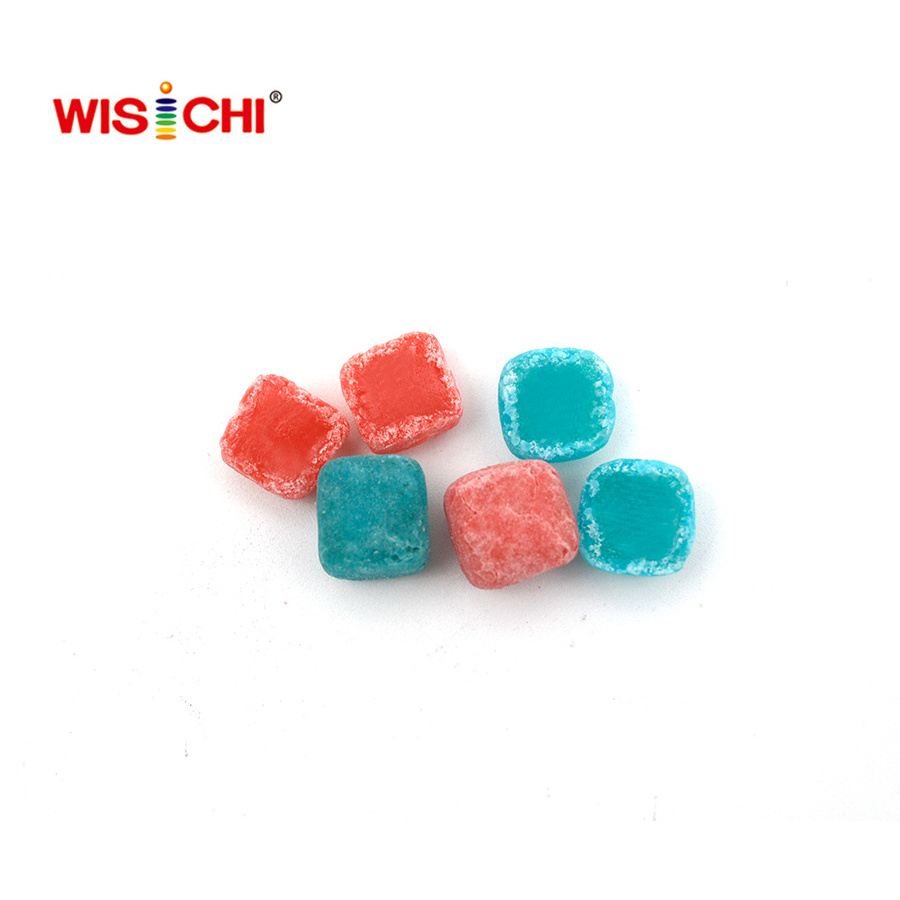 Free sample pectin sugar coating gummy jelly filled sweets gummy candy halal customized