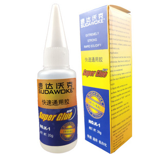 Transparent authentic K-1 fast super glue does not whiten, and the content of strong adhesive is 20g