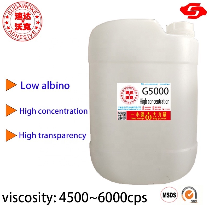 High quality and high strength viscous transparent glue 25kg bucket instant dry glue