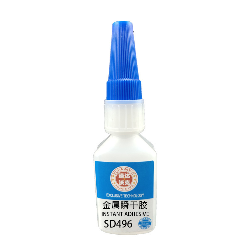 SD496 metal special welding instant adhesive magnet high temperature resistant welding urethane transparent 502 glue